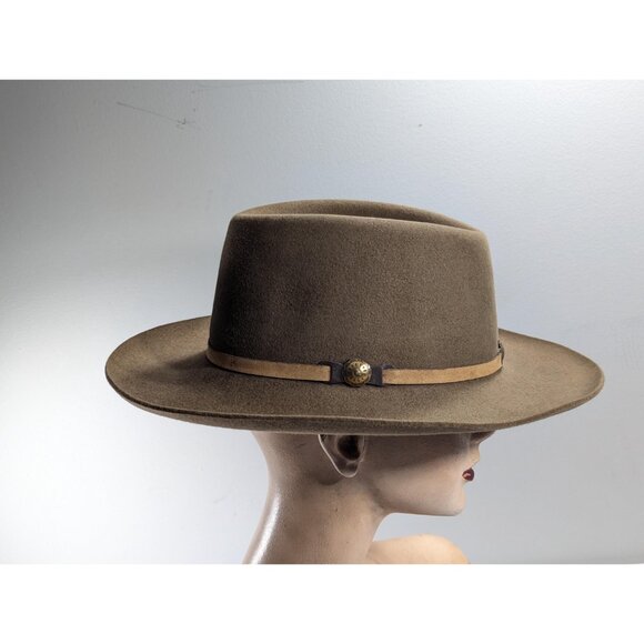 BILTMORE Wilderness collection size 57 - 7 1/8" Genuine 4x Fur Felt cowboy hat, - Picture 3 of 10